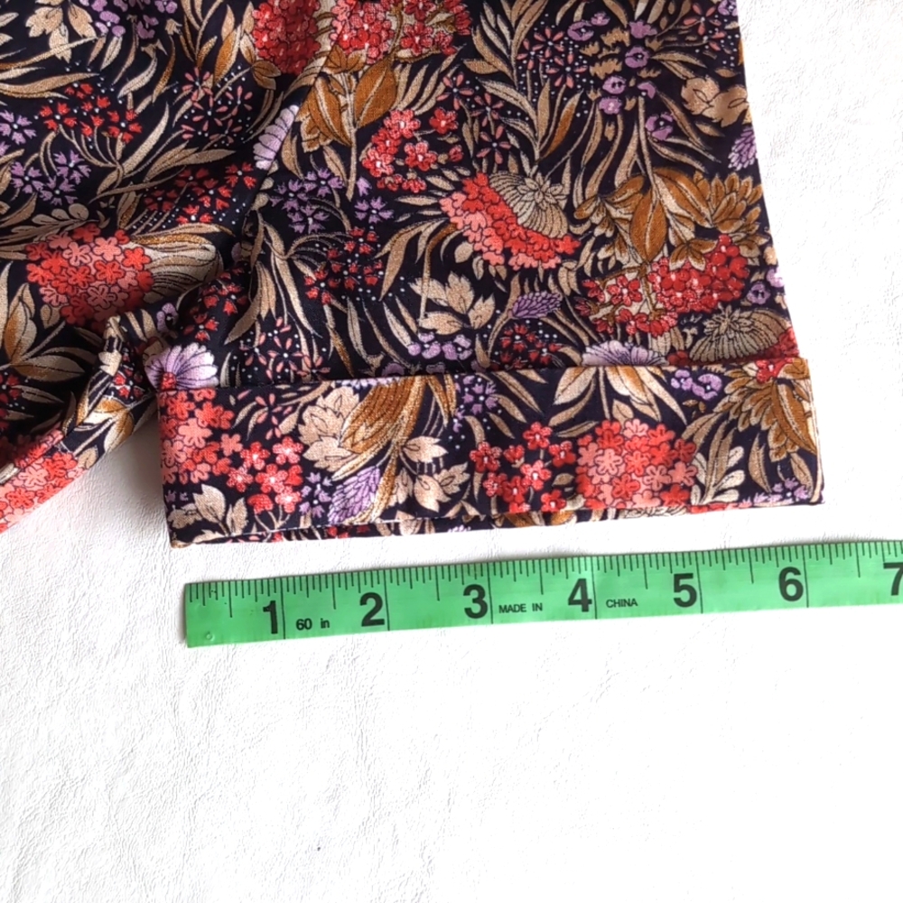 Vintage Allander House of Fraser Floral Midi Dress Women's Size Small - Picture 6 of 9